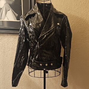 Metrostyle Shiny Black  Jacket